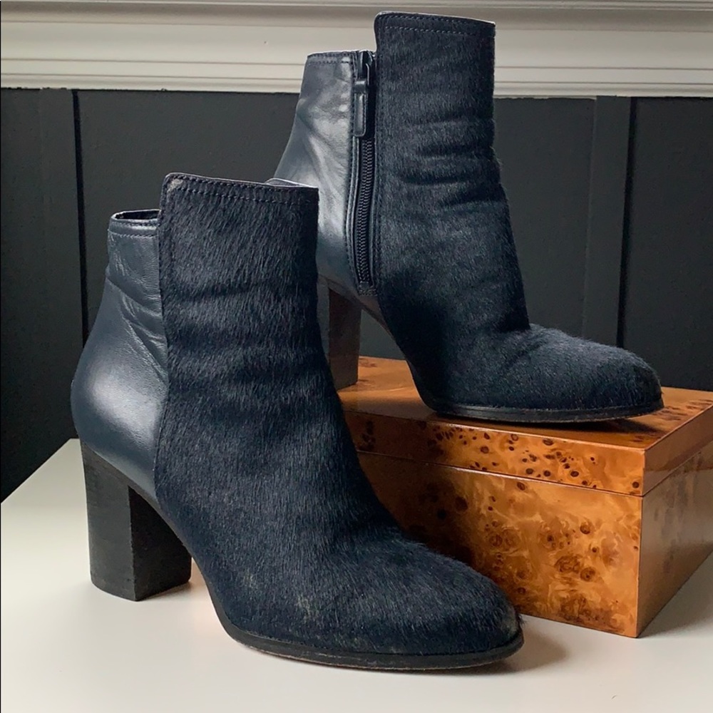 COLE HAAN Calf Hair Booties